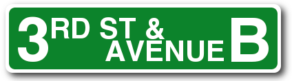 Third St. & Avenue B